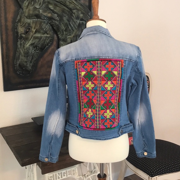 🔥LAST ONE🔥Embroidered denim jacket - Picture 4 of 4